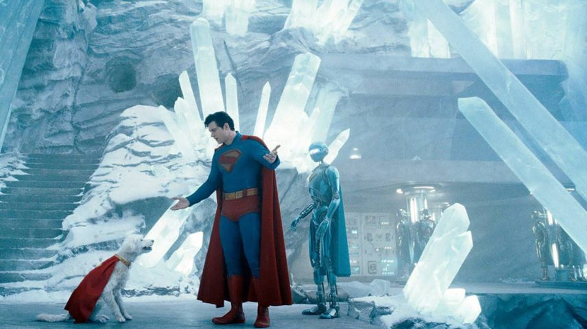 David Corenswet como Super-Homem em cena do filme 'Superman' (Foto: Warner Bros)