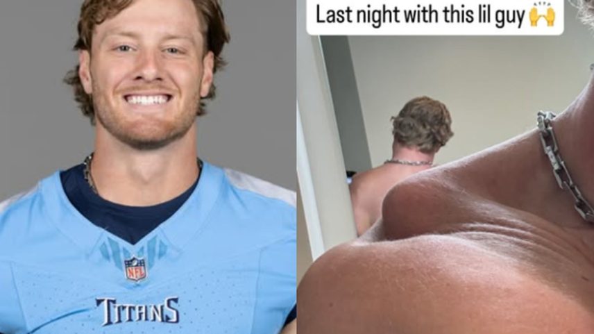 Quarterback da NFL, Will Levis mostra lesão no ombro (Foto: Reprodução/Instagram)