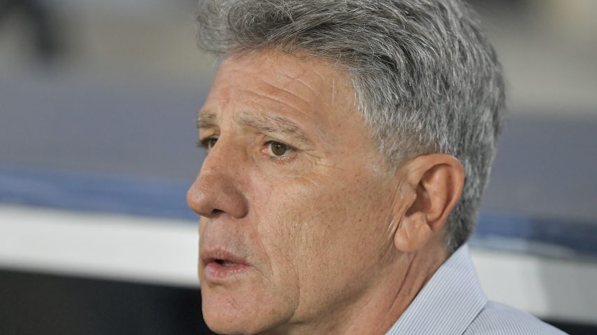 Renato Gaúcho, técnico do Fluminense, durante jogo contra o Palmeiras (Foto: Thiago Ribeiro/AGIF)