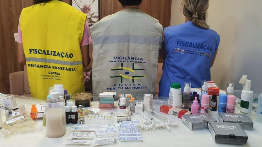 Equipes na operação (Foto: Divulgação/Anvisa)