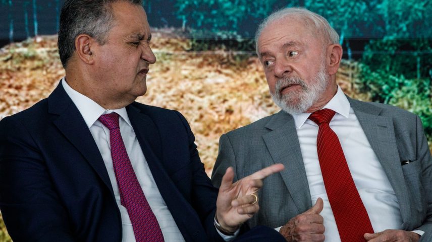 Ministro Rui Costa e o presidente Lula (Foto: Brenno Carvalho / Agência O Globo)