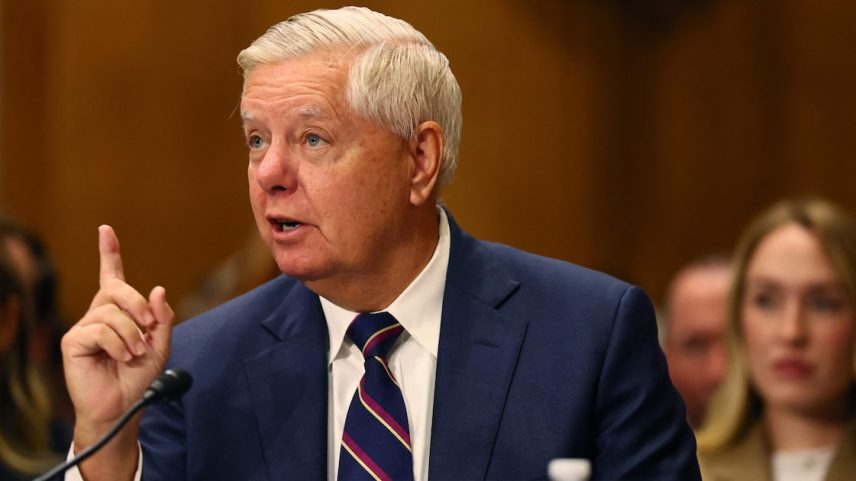 Lindsey Graham se dirigiu a Putin dizendo que 'o jogo mudou' (Foto: Michael M. Santiago/AFP)