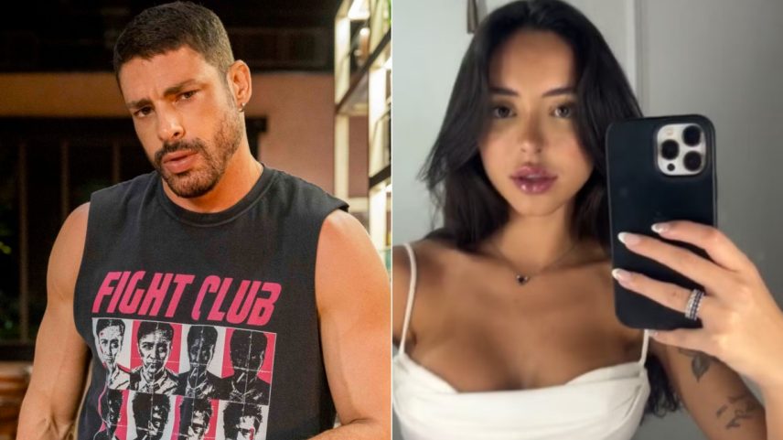 Cauã Reymond e Luana Mandarino — Foto: TV GLOBO/Fábio Rocha (Cauã) e Reprodução redes sociais