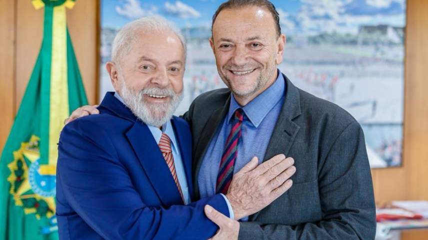 O presidente Lula e o ex-prefeito de Araraquara (SP), Edinho Silva (Foto: Reprodução)