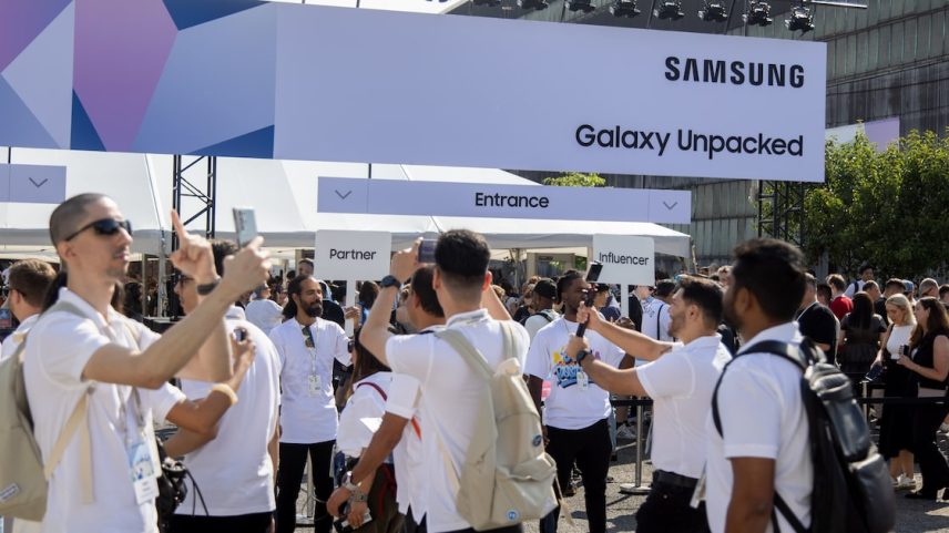 Os lançamentos de smartphones e tablets da Samsung estão entre os eventos mais aguardados por consumidores e fãs da indústria tech (Foto: Bloomberg/Michael Nagle)
