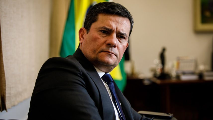 Senador Sergio Moro (União-PR) após absolvição no TSE manter seu mandato (Foto: Brenno Carvalho/Agência O Globo)