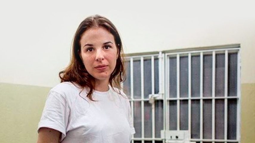 Suzane von Richthofen em 2018, durante cumprimento da pena, na Penitenciária Santa Maria Eufrásia Pelletier, em Tremembé, SP (Foto: Reprodução)