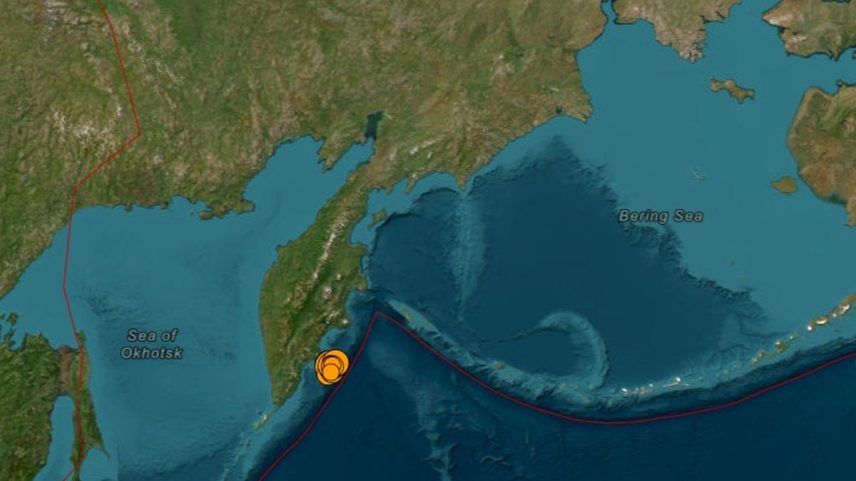 Terremotos atingem costa leste da Rússia e geram alerta de tsunami (Foto: Reprodução/USGS)