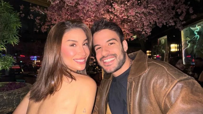 O romance, confirmado no fim de maio pelas redes sociais com direito a fotos em clima íntimo e declarações apaixonadas, rapidamente se tornou assunto entre os seguidores da empresária (Foto: Reprodução/Instagram)