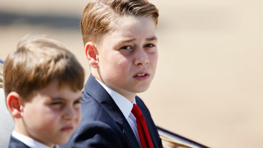 O príncipe Jorge durante a celebração do Trooping the Colour, em 14 de junho de 2025, em Londres. (Foto: John Phillips/Getty Images)