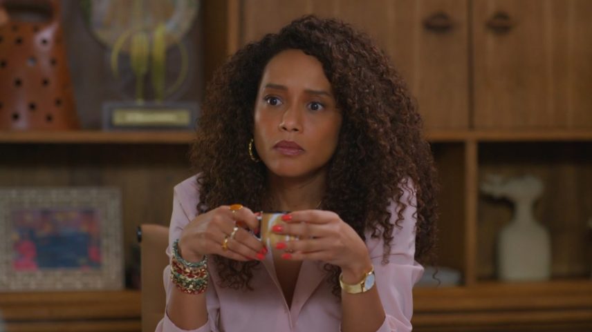 Raquel (Taís Araujo) em Vale Tudo, novela das 9 da Globo (Foto: Reprodução)