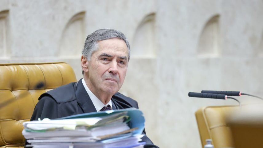 O presidente do STF, ministro Luís Roberto Barroso, durante sessão no Supremo (Foto: Antonio Augusto/STF)