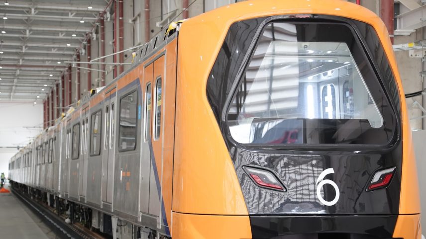 Chegada do Primeiro trem da Linha 6-Laranja. (Foto: Pablo Jacob/Governo do Estado de SP)