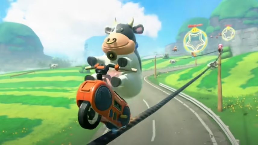 Cow, o novo personagem de 'Mario Kart' que conquistou os fãs do jogo (Foto: Reprodução)