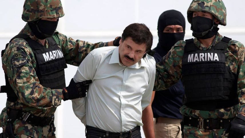 Arrebatamento de Joaquin "El Chapo" Guzman, em 2014 (Foto: Eduardo Verdugo/AP)
