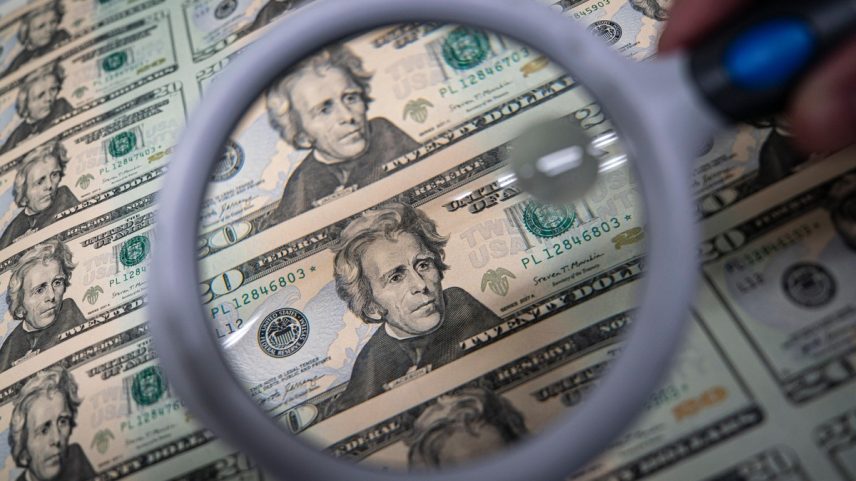 Nota de dólar (Foto: Bloomberg)
