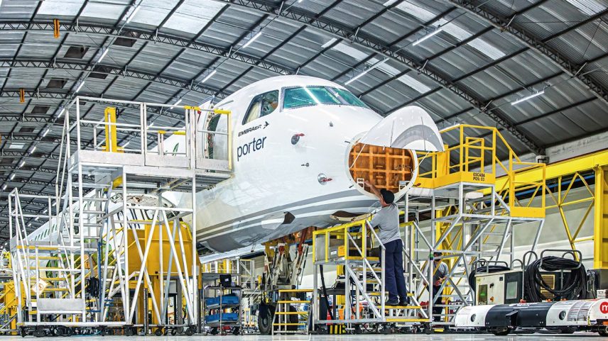 Tarifas de Trump: segundo relatório do Bradesco BBI, Embraer é a principal companhia brasileira afetada (Foto: Leandro Fonseca/Exame)
