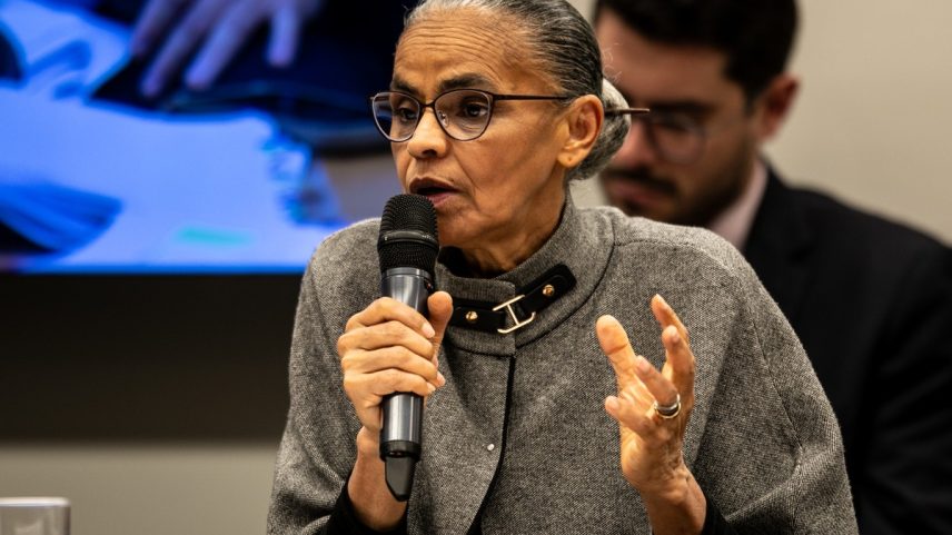 Ministra do Meio Ambiente Marina Silva na Comissão de Agricultura da Câmara dos Deputados. (Foto: Brenno Carvalho / Agência O Globo)