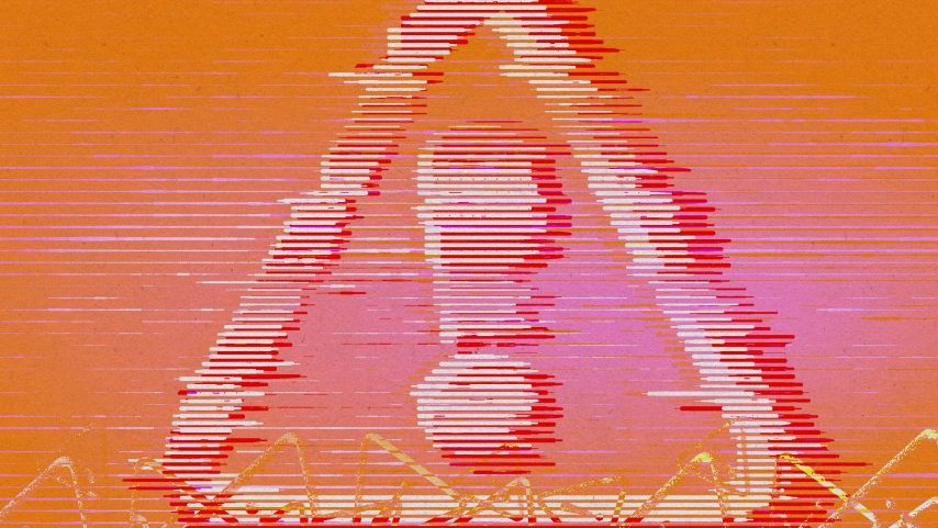 Uma ilustração fotográfica mostra um sinal de aviso digital com falhas em uma pilha de mais sinais de aviso digitais - Sarah Rogers/MITTR | Getty