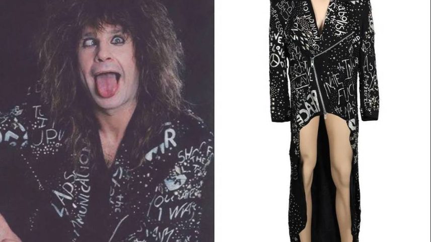 Ozzy Osbourne usou jaqueta que será leiloada na turnê 'Retirement Sucks' (Foto: Reprodução/TMZ)