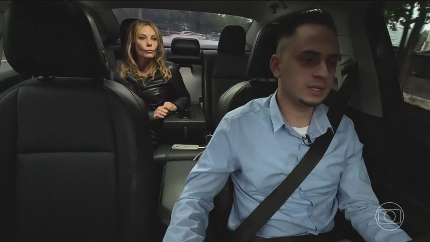 Marcos leva executivos pela Grande São Paulo (Foto: Reprodução/TV Globo)