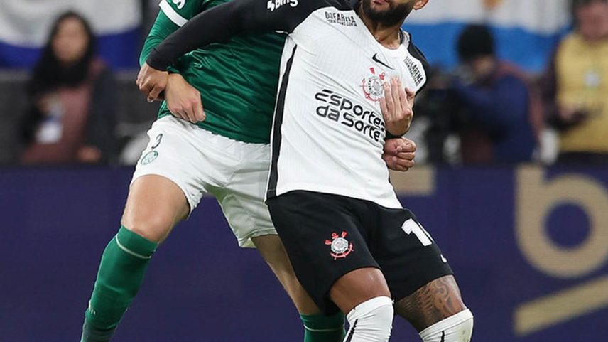 Memphis em ação contra o Palmeiras (Foto: Divulgação)