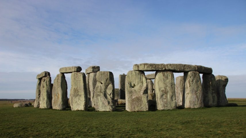 Stonehenge, na Inglaterra — Foto: Eduardo Maia / O Globo