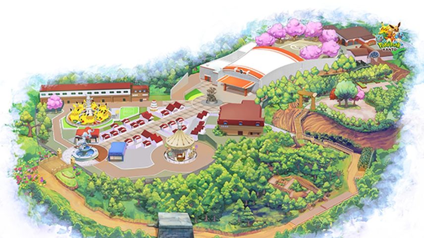 PokePark Kanto terá 2,6 hectares — Foto: Divulgação