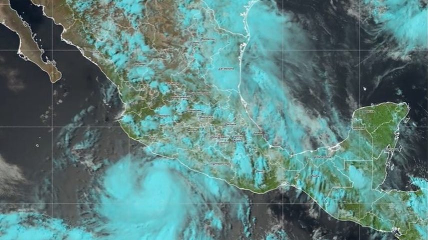 Tempestade Flossie atinge o México (Foto: Reprodução / redes sociais)