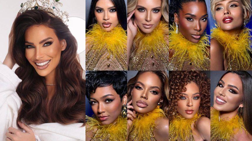 Miss Grand Brasil 2025: Talita Hartmann (esq.) encerra reinado neste domingo (6) (Foto: Divulgação)