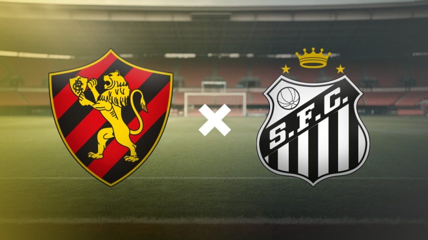 Sport x Santos — Foto: Editoria de Artes