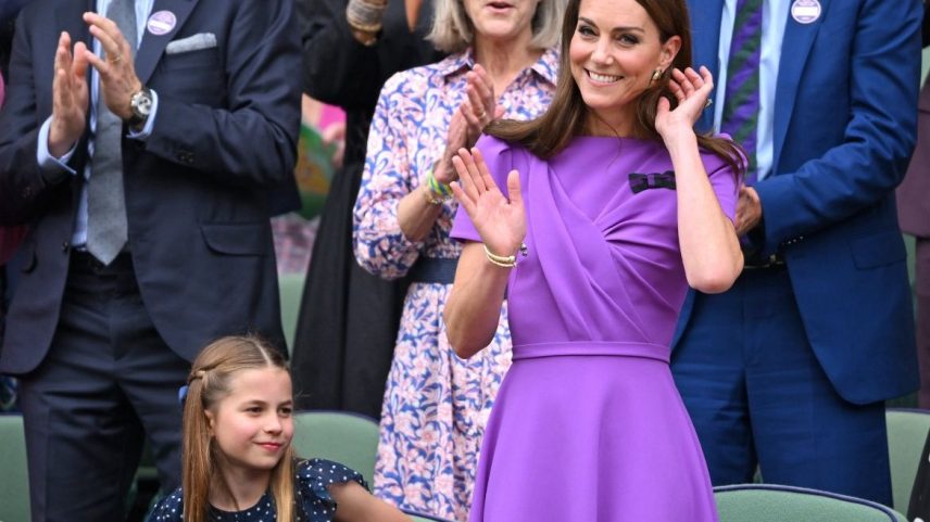 Kate Middleton no Royal Box (Foto: Reprodução/Twitter)