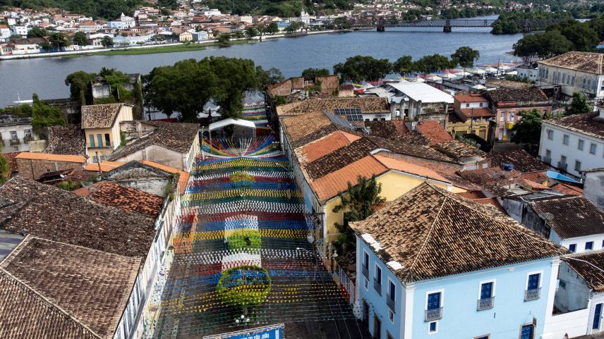 Imagens aéreas da cidade de Cachoeira, no recôncavo baiano (Foto: Rafael Martins - 20.jun.22/Folhapress)