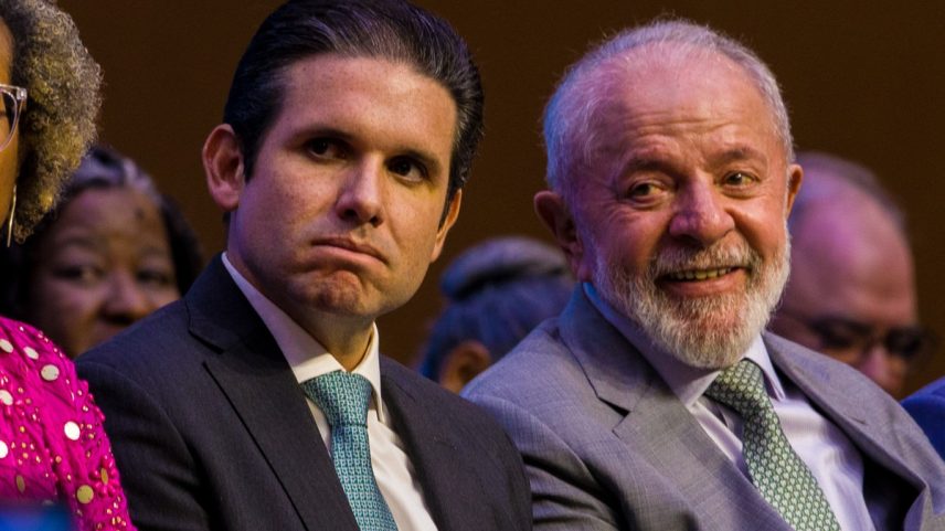 Presidente Lula e Hugo Motta, Presidente da Câmara dos Deputados. (Foto: Brenno Carvalho / Agência O Globo)