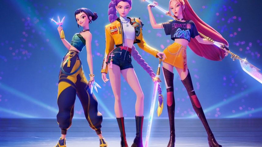 Kpop Demon Hunters convocou David Guetta para um remix de EDM ensolarado da famosa música da trilha sonora "Golden." (Foto: Reprodução)