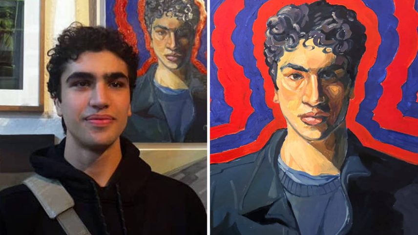 Filho de Marisa Monte, Mano Wladimir faz autorretrato para exposição no Rio (Foto: Divulgação)