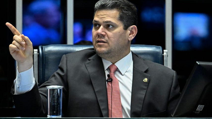 Davi Alcolumbre, presidente do Senado (Foto: Andressa Anholete/Agência Senado)