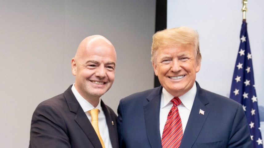 Gianni Infantino e Donald Trump (Foto: @gianni_infantino via Instagram)