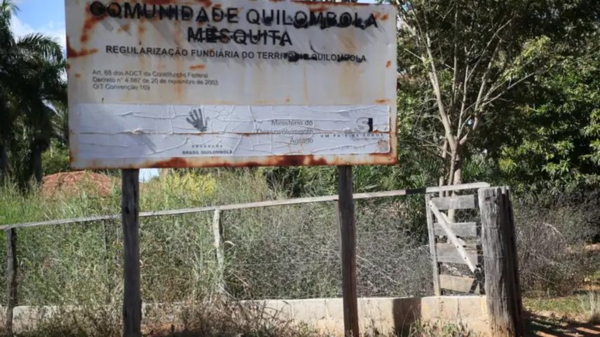 Comunidade quilombola de Mesquita (Foto: José Cruz/Agência Brasil)