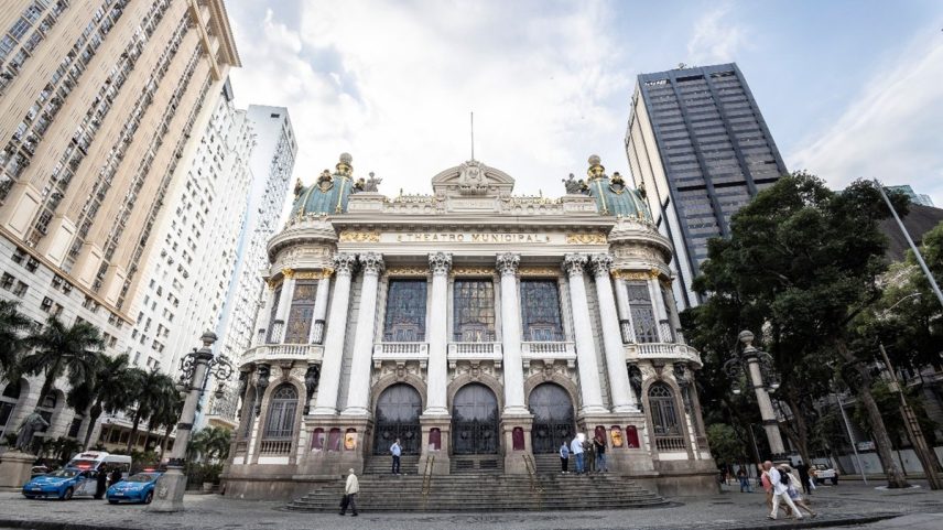 Fachada do Theatro Municipal (Foto: Daniel Ebendinger/Divulgação)