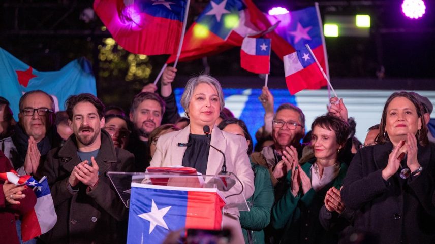 Jeannette Jara em Santiago, Chile, no dia 29 de junho de 2025. (Foto: Cristobal Venegas)