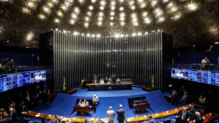 Plenário do Senado durante votação em outubro de 2024 (Foto: Gabriela Biló-08.out.2024/Folhapress)