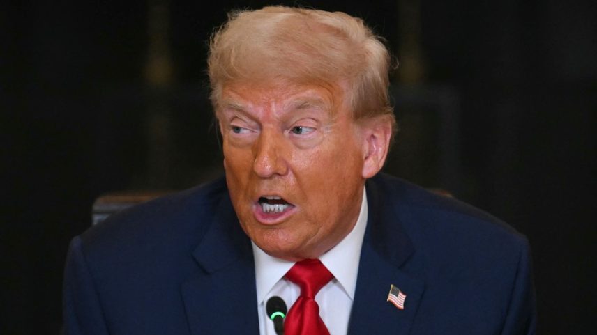 Donald Trump, presidente dos EUA — Foto: Jim Watson/AFP
