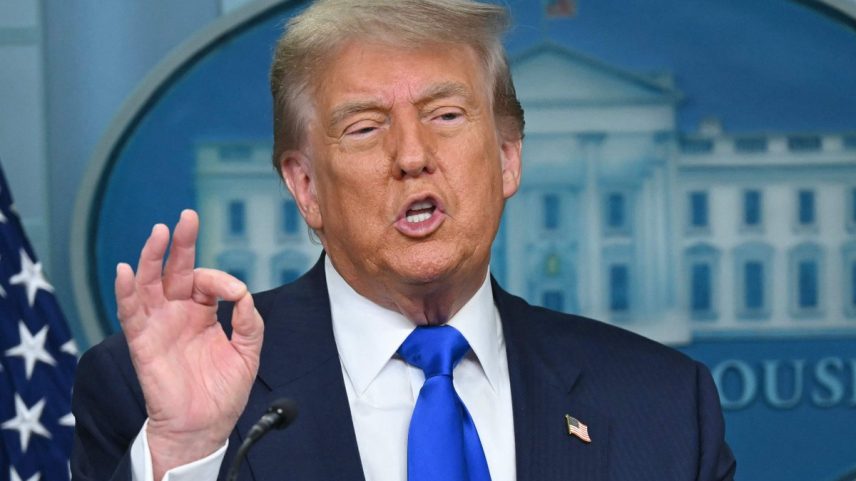 Donald Trump, presidente dos EUA — Foto: ANDREW CABALLERO-REYNOLDS / AFP