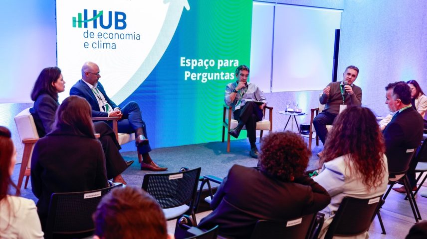 Evento de lançamento do HUB de Economia e Clima (Foto: Divulgação / HUB)