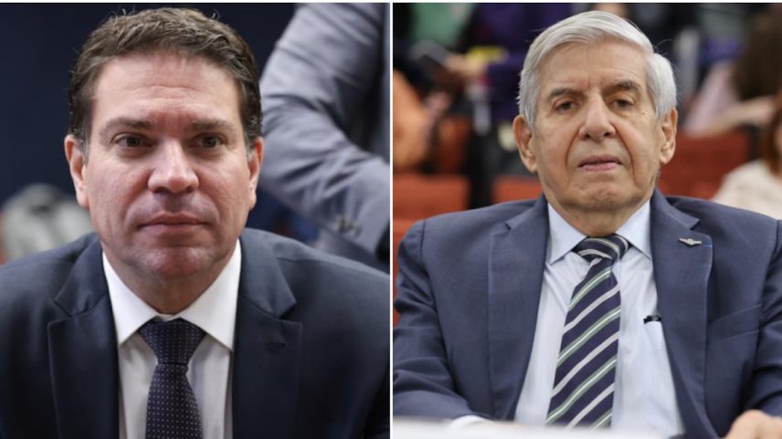 Alexandre Ramagem e Augusto Heleno propuseram uso da Advocacia-Geral da União (AGU) para o descumprimento de decisões judiciais; medida não possui respaldo legal e foi chamada de 'bizarra' pela PGR (Foto: Ton Molina/STF)
