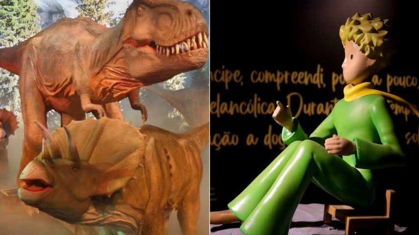 Jurassic Safari Experience e O Pequeno Príncipe — Foto: divulgação