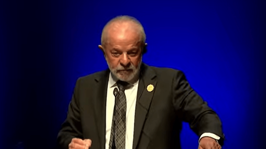 Presidente Lula (PT) após o encontro "Democracia Sempre", no Chile (Foto: Reprodução/YouTube/CanalGov)