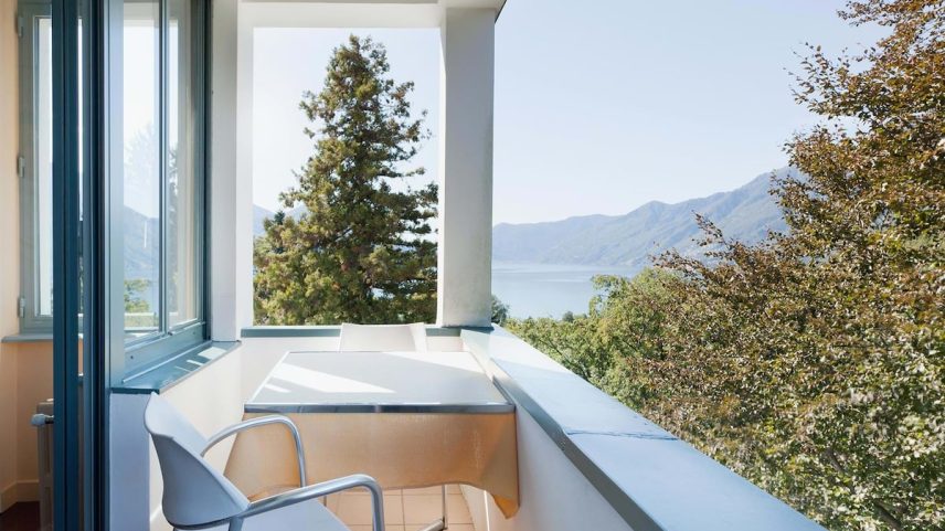 Vista de uma das habitaciones do Monte Verità, em Ascona (Suíça) (Foto: cedida)