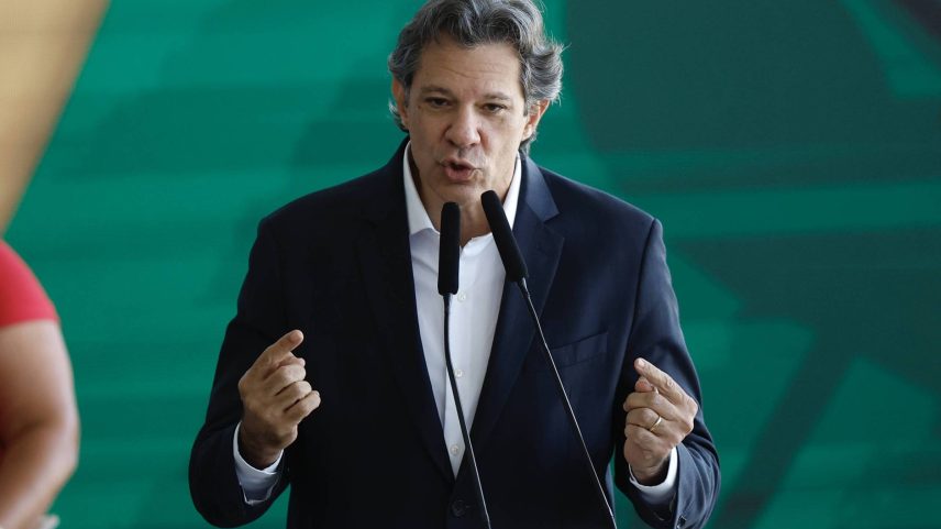 Fernando Haddad na cerimônia do Lançamento do Plano Safra da Agricultura Familiar (Foto: Pedro Ladeira/Folhapress)